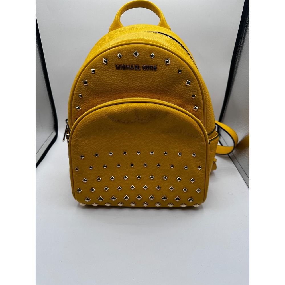 Michael Kors Abbey Edition Citris Medium Studded Leather Back Pack SKU 257